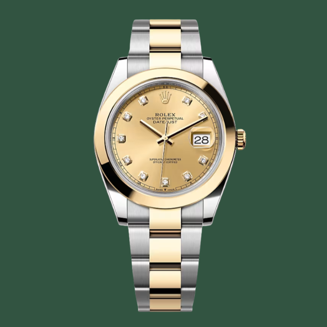 Rolex Datejust 41 (Champagne/Diamonds/Yellow Gold)