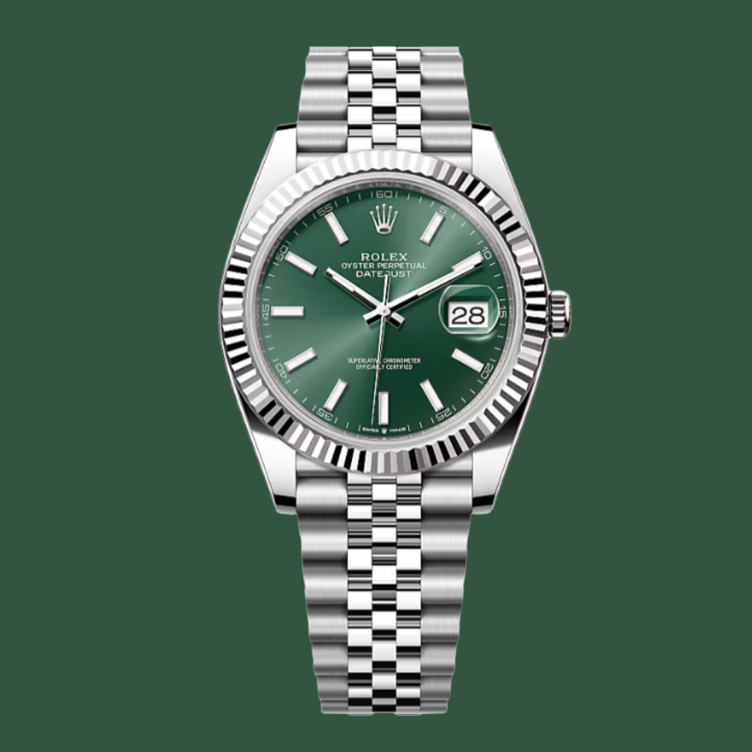 Rolex Datejust 41 (Green/White Gold/Steel)