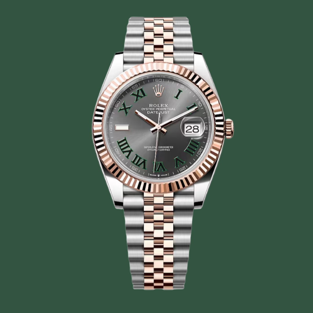 Rolex Datejust 41 (Wimbledon/Rose/Steel)