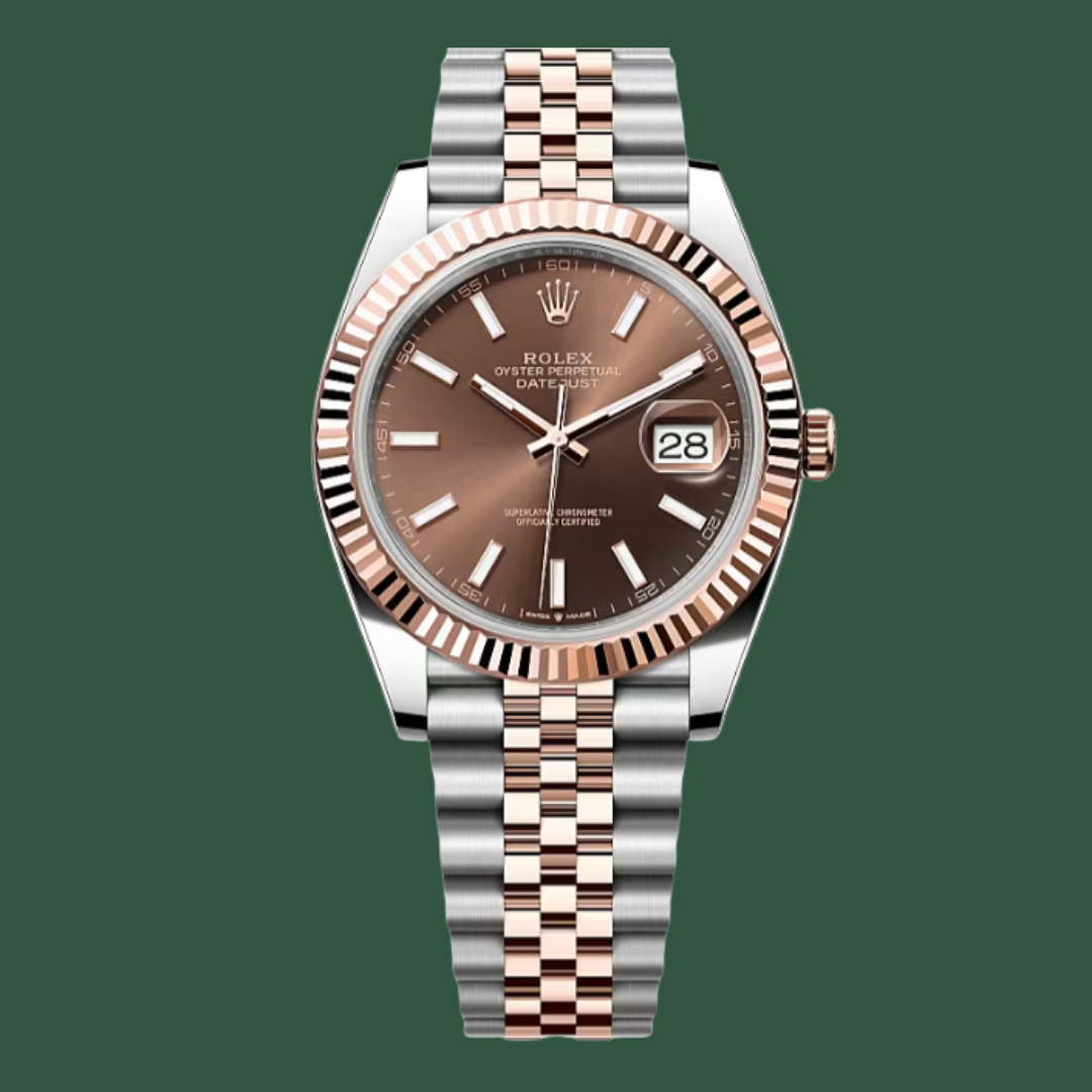 Rolex Datejust 41 (Chocolate/Rose/Steel)